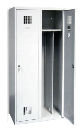 Szafa szafka ubraniowa przegroda, kolor: RAL7035 (jasnoszary) (wymiary: 1800x800x500 mm) 09276449