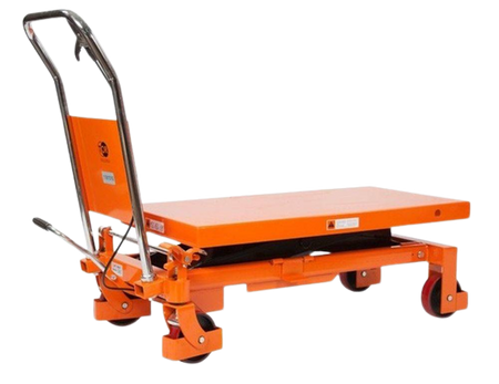 Stół podnośny nożycowy (udźwig: 350 kg, wymiary platformy: 900x510x50 mm, wysokość podnoszenia: 1300 mm) 85078820