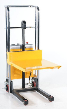 Wózek paletowy/platformowy podnośnikowy elektryczny GermanTech (max wysokość: 85-1200 mm, udźwig: 400 kg, długość wideł: 650 mm) 99724819