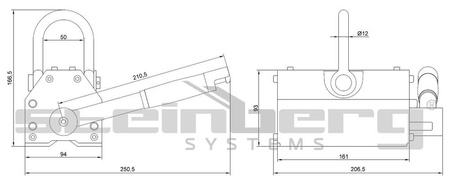 Podnośnik magnetyczny Steinberg Systems (udźwig: 300 kg) 45674884