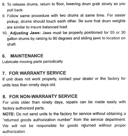 Uchwyt do beczek na wózek widłowy GermanTech (udźwig: 350 kg) 99724856