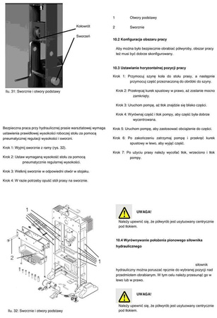 Hydrauliczna prasa warsztatowa Unicraft (siła nacisku: 15 t) 32269556