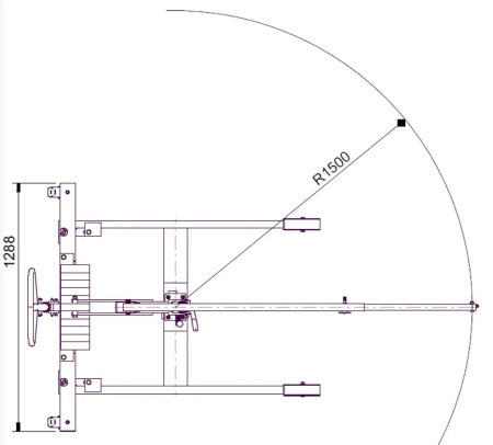 Żuraw hydrauliczny obrotowy (udźwig: 410-300 kg) 58783251