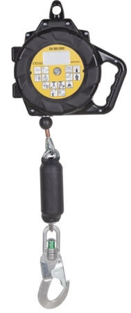 Zestaw powstrzymujący upadek do pracy w pionie i poziomie - rozmiar szelek M-XL, dł. liny 8m (udźwig: 120 kg) 23983267