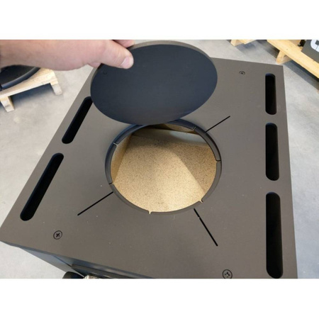 Piec wolnostojący Thorma 2,5-8,5 kW na drewno i brykiet (spaliny: tył) - spełnia anty-smogowy EkoProjekt 88879698