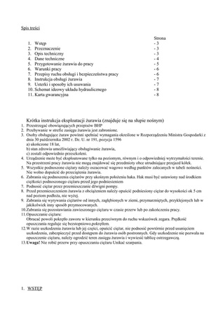 Żuraw hydrauliczny ręczny (udźwig: od 750 do 1500kg) 5877833