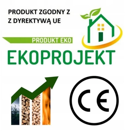 Piec stalowy wolnostojący z płaszczem wodnym 12,2kW - spełnia anty-smogowy EkoProjekt 04482063