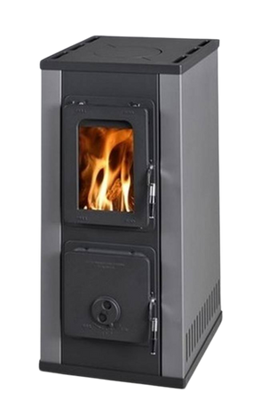 Piec wolnostojący Thorma 2,5-8,5 kW na drewno i brykiet (spaliny: tył) - spełnia anty-smogowy EkoProjekt 88879698