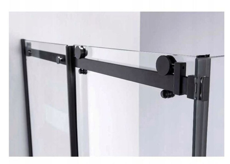 Kabina prysznicowa 100x90 szkło 8mm czarna 23178249