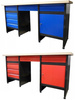 Stół warsztatowy, blat 40mm (wymiary: 1700x600x840 mm) - do wybou kolor: czerwony lub niebieski 18376599