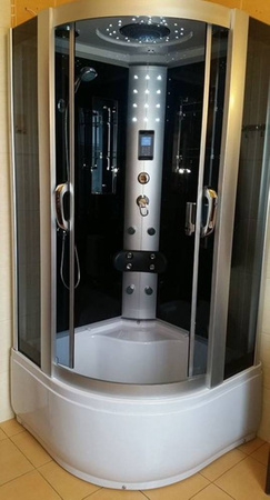 Kabina z Hydromasażem 100x100 sauna 23179685