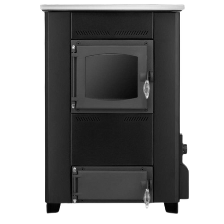 Kuchnia węglowa kocioł piec CO z płaszczem wodnym 19-25kW (kolor: czarny, średnica wylotu spalin: 148 mm) - spełnia anty-smogowy EkoProjekt 99682507