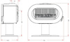 INVICTA Piec wolnostojący 10kW Fifty Arche (wylot spalin: 150mm, kolor: emalia kremowa) - spełnia anty-smogowy EkoProjekt 86868883