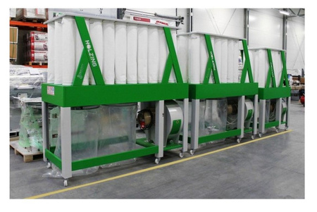 Odciąg do trocin Holzing 400V (wydajność odciągu: 6500 m3/h, moc: 5,5 kW) 44383004