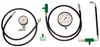 Siłownik płaski (w stanie złożonym: 140 mm, skok tłoka: 70 mm, udźwig: 20T) + do wyboru: pompa hydrauliczna, przewód wysokociśnieniowy, szybkozłącze 1/4’’, manometr 62781605