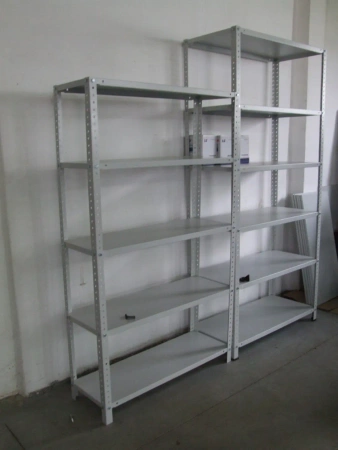 Regał metalowy z osłonami bocznymi i osłoną tylną, 6-półkowy (wymiary: 2000x955x325 mm) 16083236