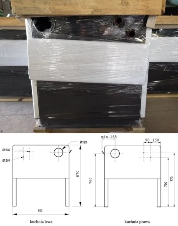 Kuchnia, angielka, moc kuchni/wody: 9,2/3,2kW, Jawor z wężownicą (nieobudowana, kolor: biało brązowy) - spełnia anty-smogowy EkoProjekt 25980270