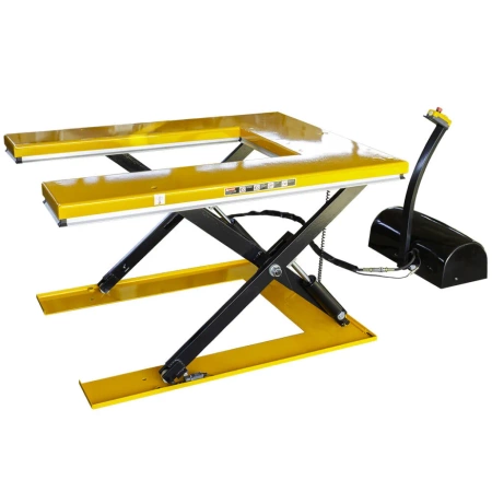 Stół podnośny nożycowy do palet w kształcie litery U (udźwig: 1500kg, wymiary platformy: 1600x1180 mm, wysokość podnoszenia min/max: 105-860 mm) 80183109