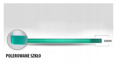 Drzwi prysznicowe 110 cm składane Ścianka black 23179595