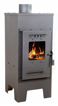 Piec wolnostojący stalowy 7,5kW na drewno (średnica wylotu spalin: 120mm) - spełnia anty-smogowy EkoProjekt 65882980