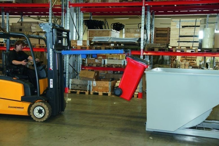 Uchwyt do opróżniania koszy na śmieci GermanTech (pojemniki od 40 do 400 L) 99724731