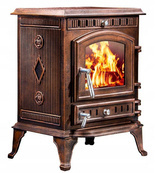 Piec koza żeliwny 5,8kW (kolor: brąz) - spełnia anty-smogowy EkoProjekt 04482055