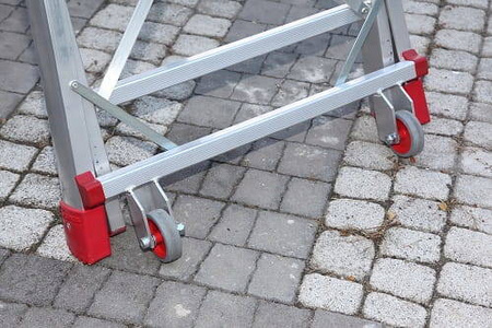 Drabina magazynowa jezdna FARAONE z wejściem jednostronnym (wysokość robocza: 310-418cm) 99679708