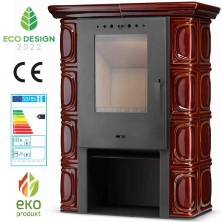 Piec wolnostojący 6-10kW (kolor: brązowy) spełnia anty-smogowy EkoProjekt 99683352