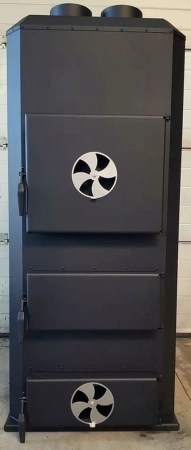 Piec nadmuchowy 50kW, blacha kotłowa 6 i 10mm (paliwo: brykiet, drewno, pellet) 95476620