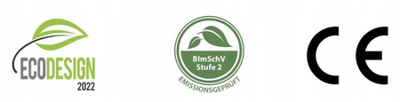 Piec wolnostojący 7,3-10kW (kolor: czerwony, wylot spalin: 120mm) - spełnia anty-smogowy EkoProjekt 99672873