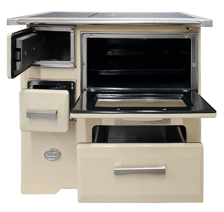 Kuchnia, angielka z piekarnikiem 7kW na drewno, bez płaszcza wodnego (kolor: kremowa) 50082688