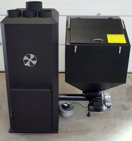 Piec nadmuchowy z podajnikiem 50kW, blacha kotłowa 6mm (paliwo: pellet, ekogroszek) - spełnia anty-smogowy EkoProjekt 95483188