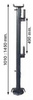 Maszt niski rozporowy (1010 - 1450mm) 37515647