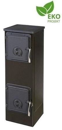 Piec wolnostojący 2,5-7,5kW na drewno i węgiel (wylot spalin: tył) - spełnia anty-smogowy EkoProjekt 88869077