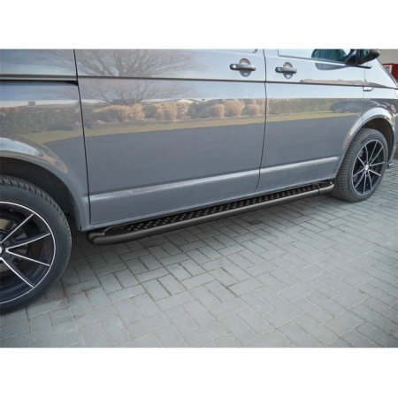 Stopnie boczne, czarne - Nissan Murano Z51 2007-2014 (długość: 182 cm) 01665120