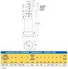 Siłownik hydrauliczny (wysokość podnoszenia min/max: 275/502mm, udźwig: 25T) 62776201