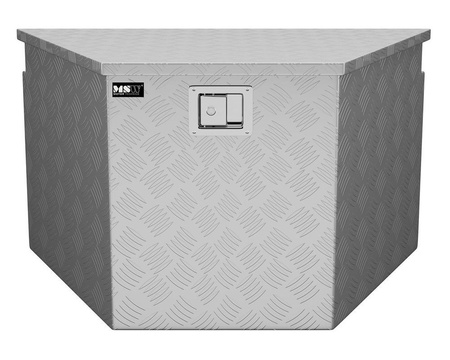 Skrzynka narzędziowa MSW - aluminium - 150 l - zamek (wymiary: 81,5 x 47,5 x 46 cm) 45674788