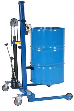 Wózek podnośnikowy ręczny do beczek GermanTech (udźwig: 300 kg) 99724855