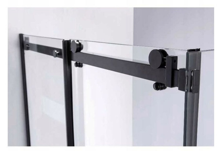 Kabina prysznicowa czarna 110x90 szkło 8mm 23178230