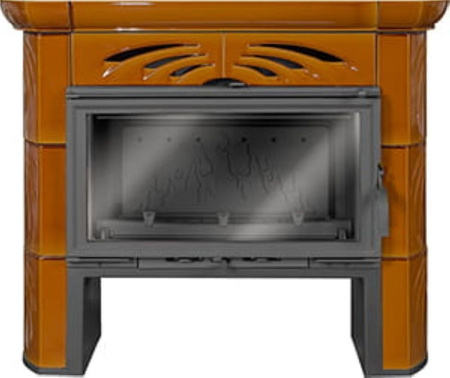 TOPGAR Piec kaflowy 9,4kW brąz (średnica wylotu spalin: 180 mm) - spełnia anty-smogowy EkoProjekt 19877511
