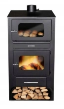 Piec stalowy wolnostojący z płaszczem wodnym i piekarnikiem 3,9+6,7=10,6 kW - spełnia anty-smogowy EkoProjekt 04482058