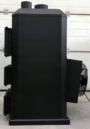 Piec nadmuchowy 20kW, blacha kotłowa 6 i 10mm (paliwo: drewno, miał węglowy, węgiel brunatny, węgiel kamienny, pellet) 95464406