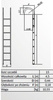 Drabina aluminiowa opieralna anodowana Drabex 15 stopniowa (wysokość robocza: 6,00m) 99674724