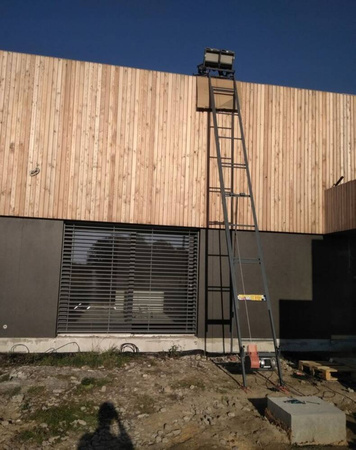 Winda dekarska na budowe, do fotowoltaiki + sterowanie zdalne (udźwig: 400 kg, wysokość podnoszenia: 14m) 09082760