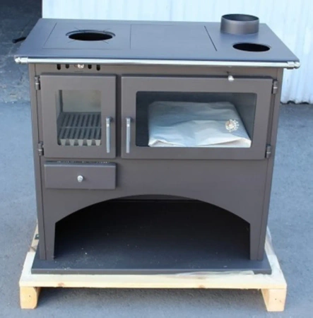 Piec kominek wolnostojący kuchnia, angielka 11kW z piekarnikiem, bez płaszcza wodnego - spełnia anty-smogowy EkoProjekt 48280261