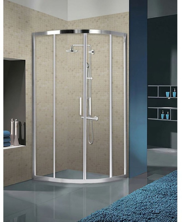Kabina prysznicowa połokrągła 80x80 6mm 23178218