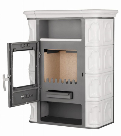 Piec kaflowy 7,2kW krem (średnica wylotu spalin: 150 mm) - spełnia anty-smogowy EkoProjekt 19877515