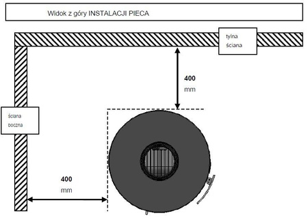 Piec wolnostojący 6kW Alcor (wylot spalin: góra, kolor: antracyt) - spełnia anty-smogowy EkoProjekt 86854925