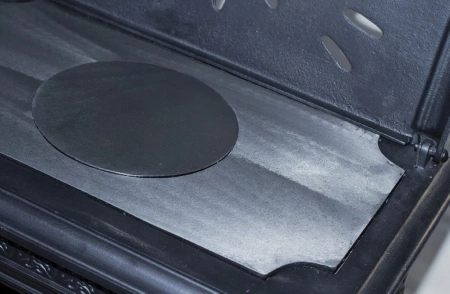 Piec piecyk koza żeliwny 12,8kW z płytą grzewczą (kolor: czarny) spełnia anty-smogowy EkoProjekt 04480186