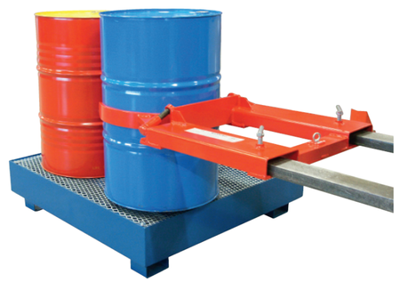 Uchwyt do beczek na wózek widłowy GermanTech (udźwig: 350 kg) 99724856